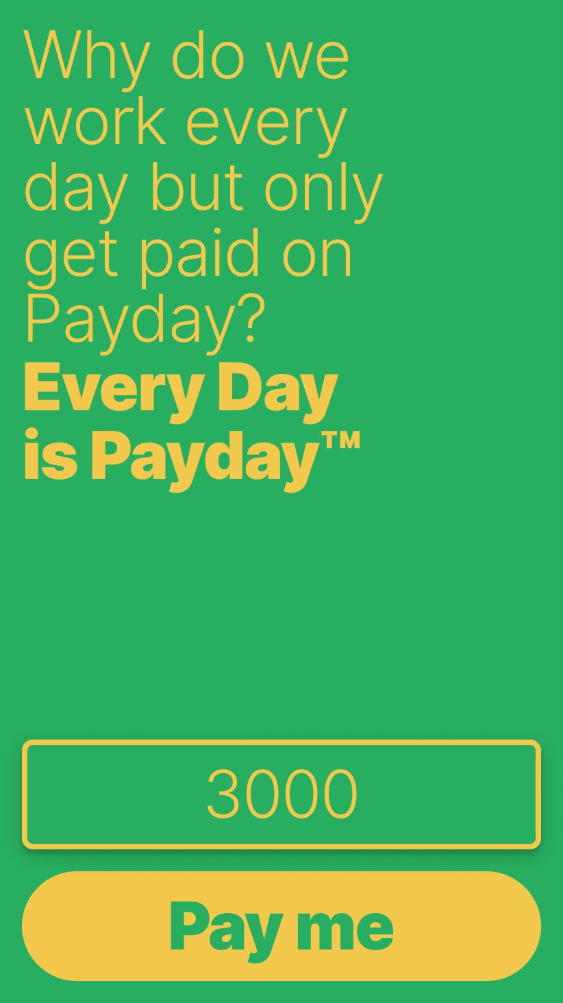 Entering the monthly salary.