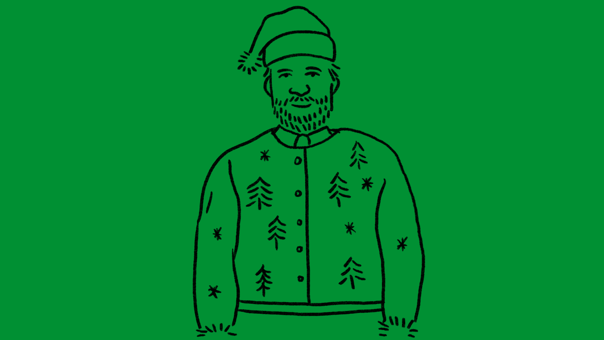 In german they took Santa Claus' name away, they just call him “The Christmas Man.”