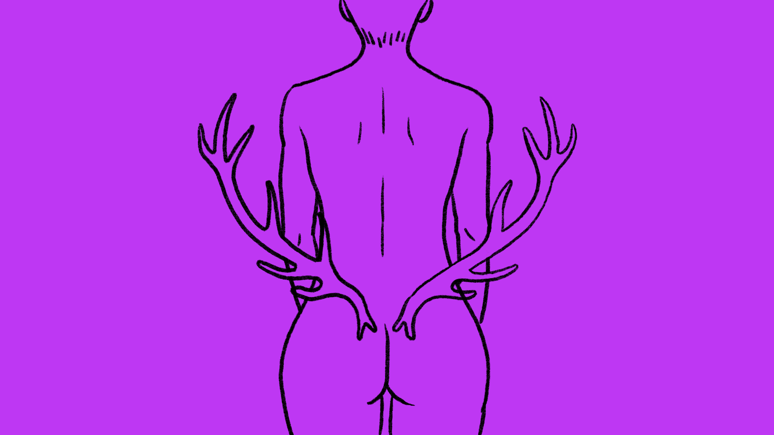 A lower back tattoo is called “ass antlers.”