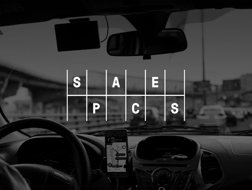 Branding for an app to find a parking space.