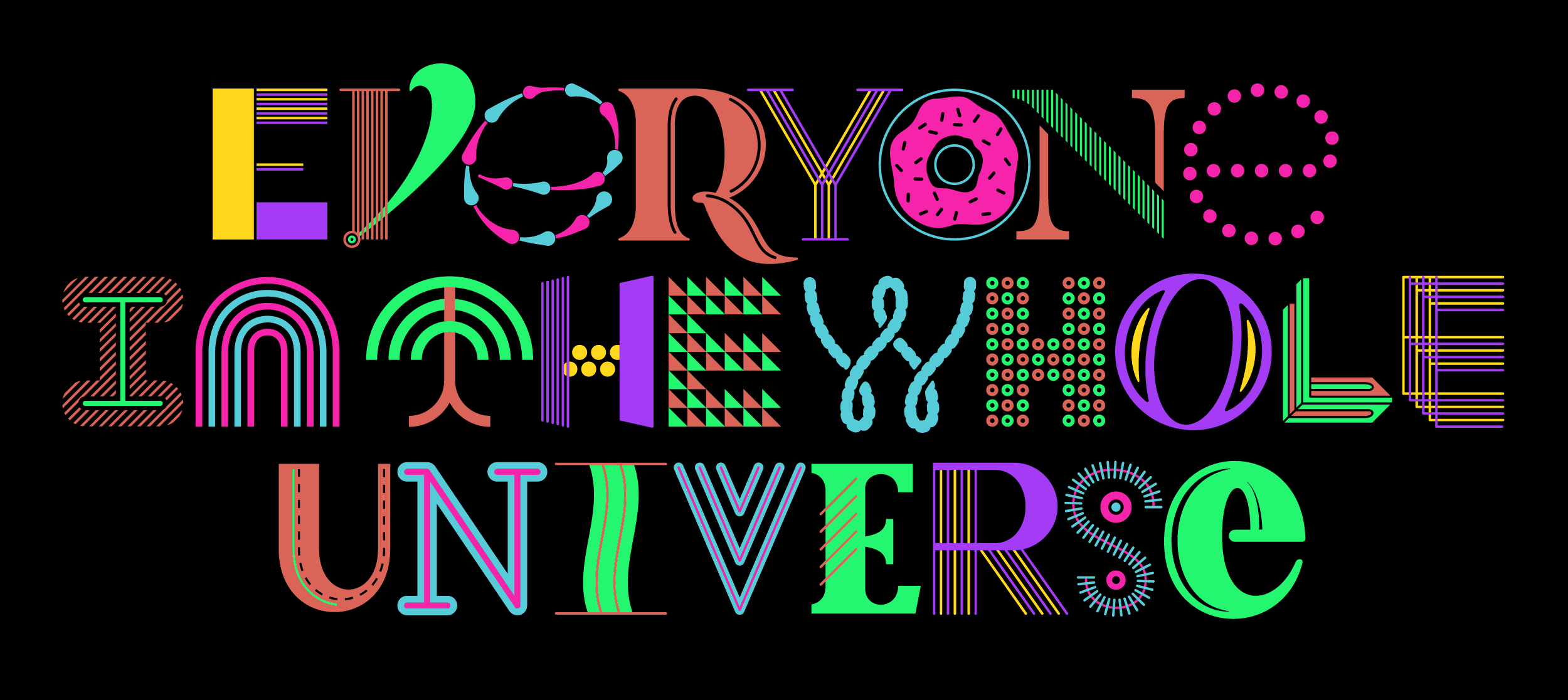 Screenprint for a t-shirt exhibition with the theme “Potential Friend.”