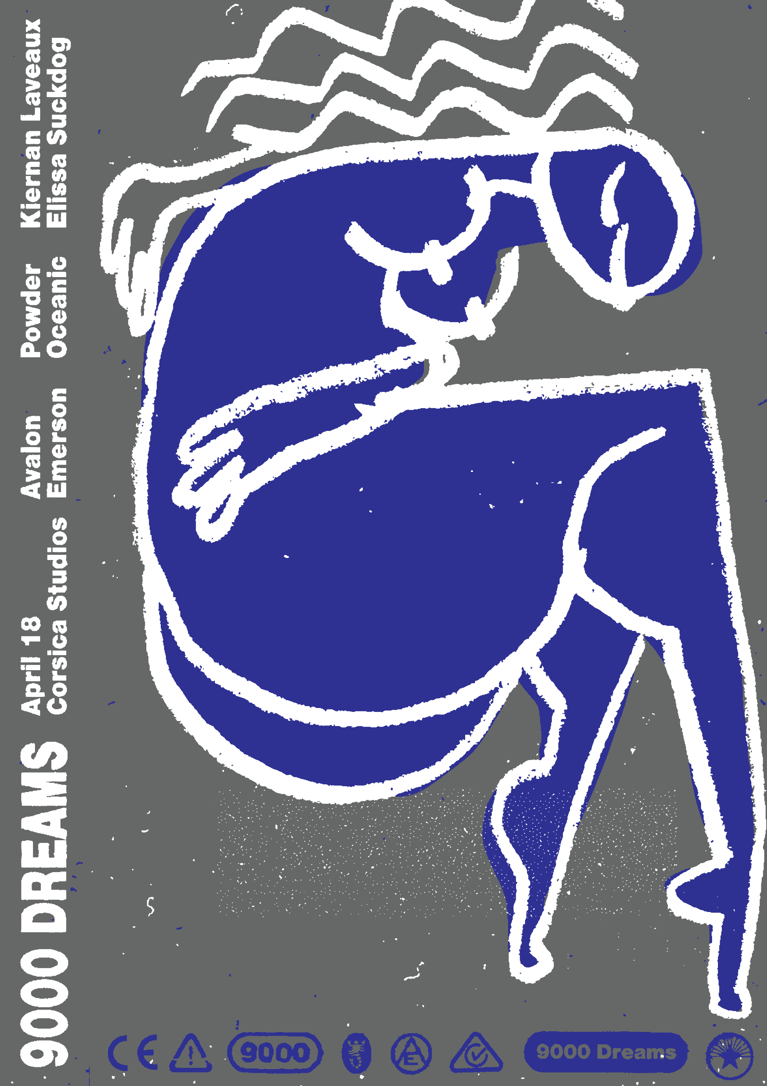 Avalon Emerson, Powder, Oceanic, Kiernan Laveaux, Elissa Suckdog - 18 April at Corsica Studios