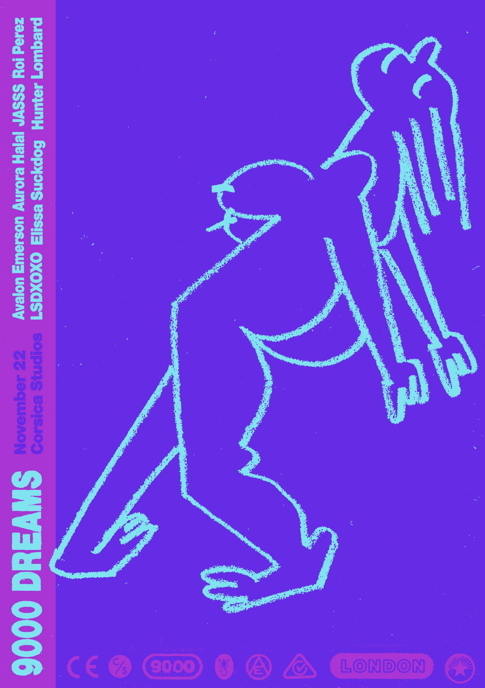 Avalon Emerson, Aurora Halal, JASSS, Roi Perez, LSDXOXO, Elissa Suckdog, Hunter Lombard - 22 November at Corsica Studios