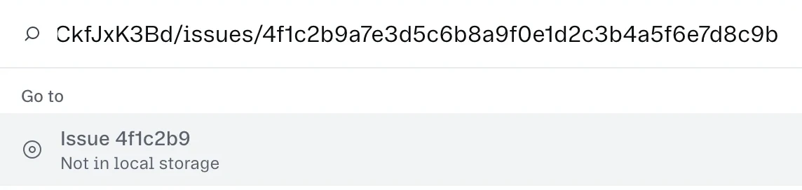 When the thing you pasted isn't on your machine.
