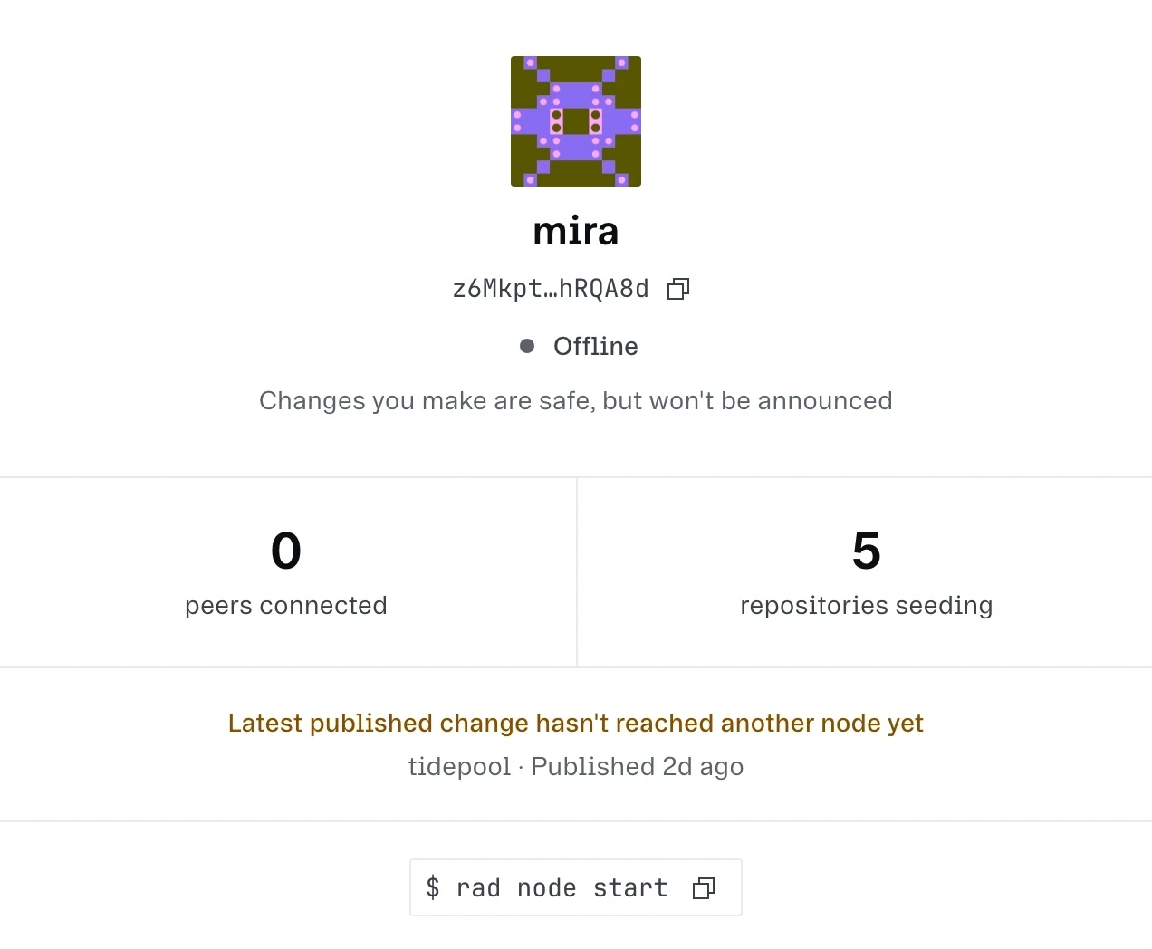 The node window, and preferred seeds in Settings.