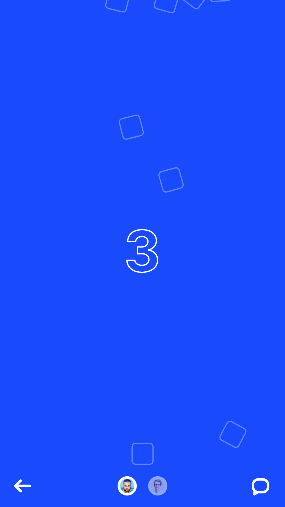 Countdown after pressing “New game."