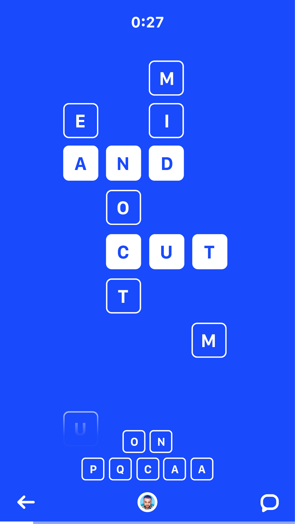 Solo player in “Race" mode.